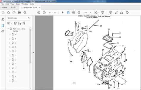 JOHN DEERE 50 TRACTOR PARTS MANUAL - PDF DOWNLOAD - HeyDownloads ...