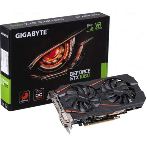 Видеокарта GIGABYTE GeForce GTX 1060 3 GB GDDR5 (192 bit) (1797/8008 ...