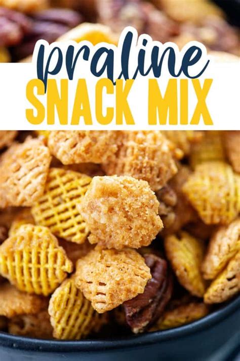 Pecan Praline Crunch Snack Mix Buns In My Oven