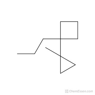 1 1 Methylcyclopropyl 1 Propylcyclobutane Structure C11H20 Over