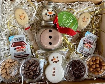 Snowman Gift Set Hot Cocoa Care Package Hot Cocoa Set Hot Cocoa Bar Hot Chocolate Snowman