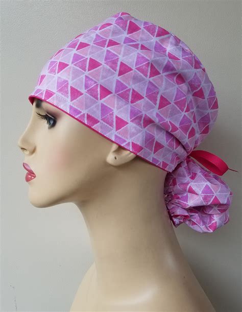 Ponytail Scrub Cap The Original Reversible Ponytail Surgical Scrub Hat