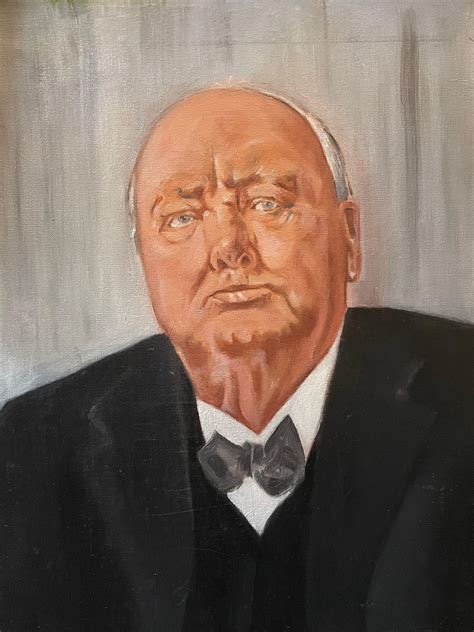 Winston Churchill Portrait Painting | ubicaciondepersonas.cdmx.gob.mx