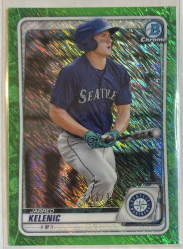 Bowman Chrome Prospects Green Shimmer Refractor Bcp Jarred