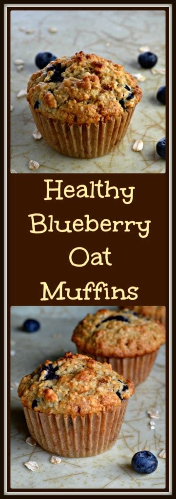 Healthy Blueberry Oat Muffins - She loves biscotti