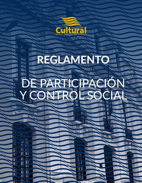 Pdf De Participaci N Y Control Social Actores De La Participaci N Y