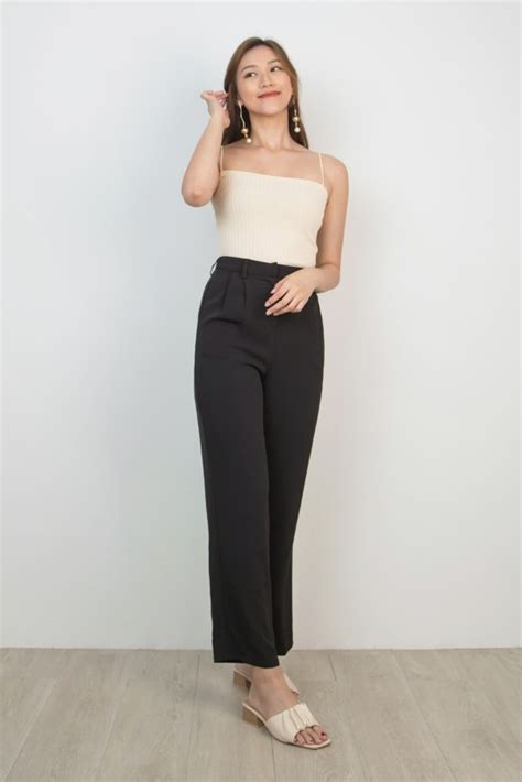 Channa Ribbed Top In Nude MY