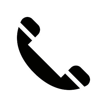 Telephone Handset Silhouette Icon Cell Vector Silhouette Icon Cell