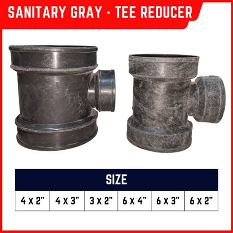 Sanitary Pvc Fittings Gray Tee Reducer Sizes X X X Sold