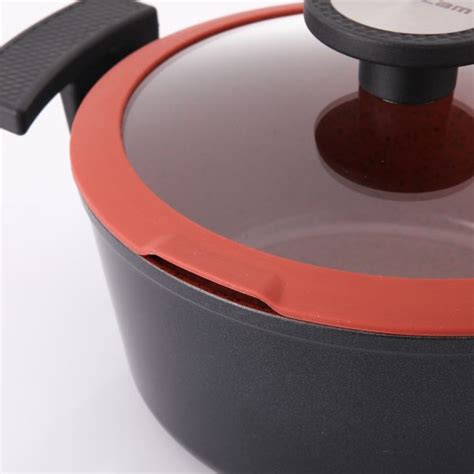 24cm Neoflam Stockpot with Glass Lid - Nova UK