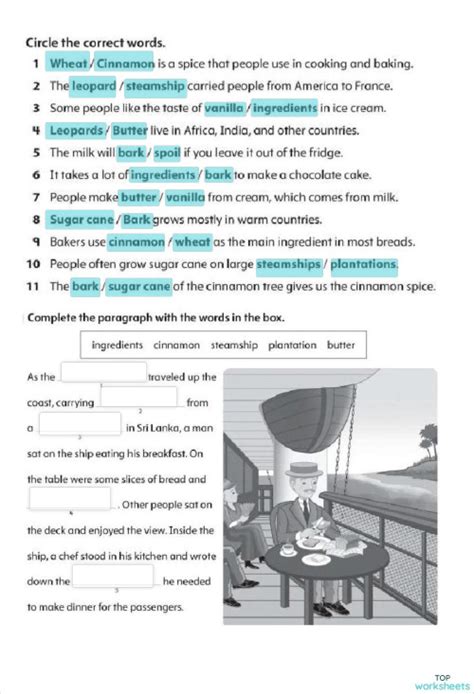 Review 5th Grade Interactive Worksheet Topworksheets