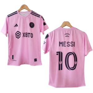 Lionel Messi Inter Miami Pink Jersey 2023 24 Season Cyberried Store