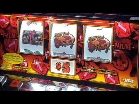 Hot Red Ruby Jackpot I Won On A Vgt Slot Machine Youtube