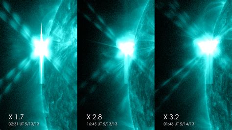 Three X Class Flares In 24 Hours On Earthsky Science Wire Earthsky