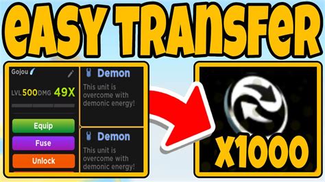 HOW TO GET EASY PASSIVE TRANSFER TOKENS IN Roblox Anime Fighters