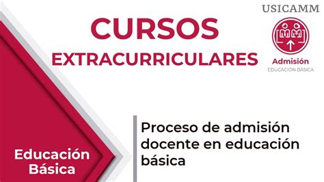 CURSOS EXTRACURRICULARES 2023 2024 YouTube