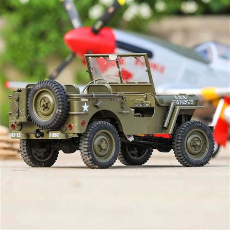 Coche Rc 16 Jeep Willys Roc Hobby 1941 Mb Scaler