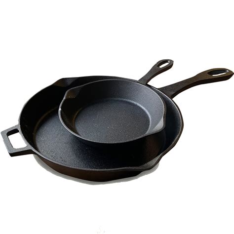 8 In And 12 In Skillet Set Cast Iron Cookware Bayou Classic®