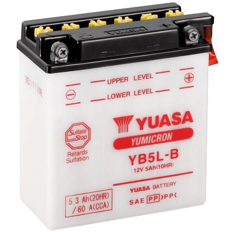 Batería Yuasa YB5L B Combipack Convencional