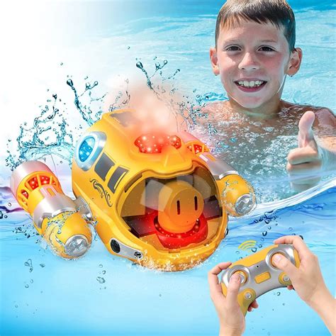 RC Submarine Swimming Pool Water Game Toy Electric Remote Boat For Kids ...