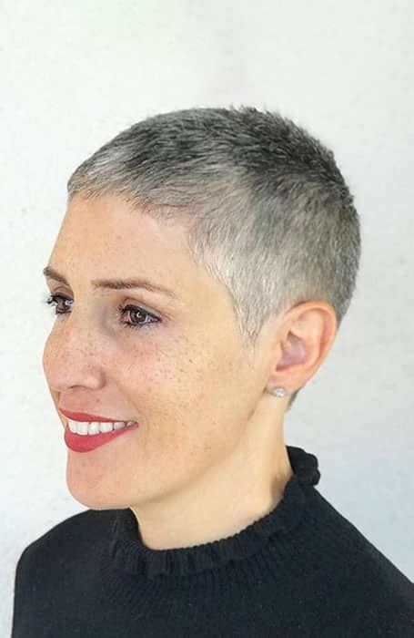 30 Coolest Buzz Cuts For Women Buzz Cut Hairstyles Short Shaved Hairstyles Super Short Hair