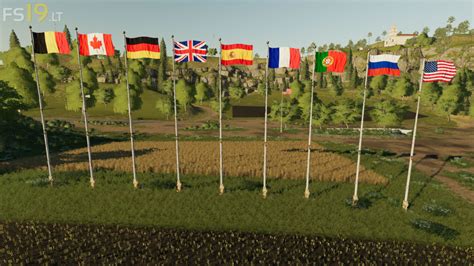 Placeable Flags Pack V Fs Mods Farming Simulator Mods