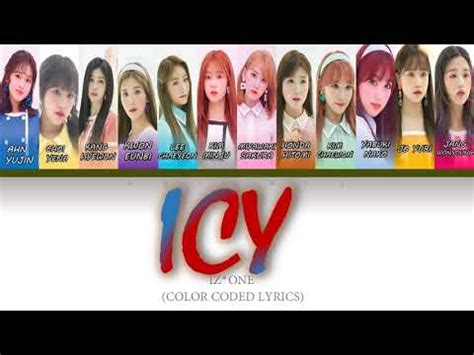 How Would Izone Sing Icy By Itzy Lyrics Color Coded Han Rom Eng