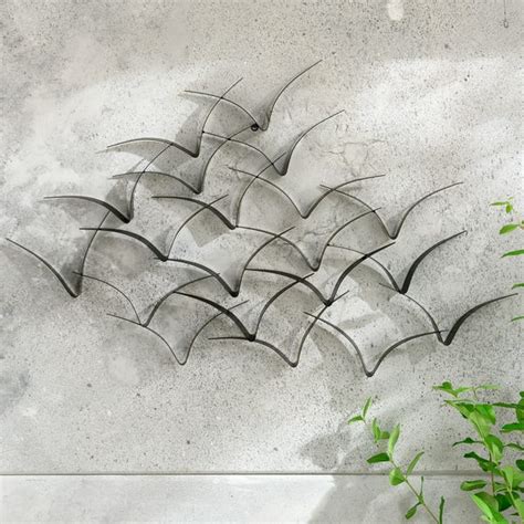 Costal Birds Metal Wall Art 90cm | Dunelm