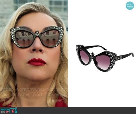 Wornontv Jennifer Tilly’s Crystal Sunglasses And Ombre Heels On Chucky Clothes And Wardrobe