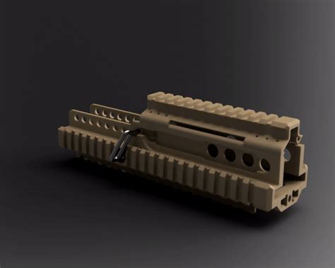 Fichier Stl L85 Daniel Defence Rail Handguard 🔫 ・objet Imprimable En 3d