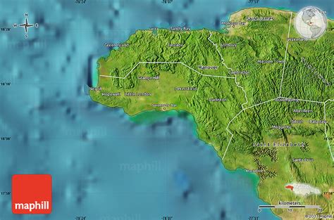 Satellite Map Of Westmoreland