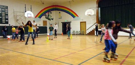 Skating Nights Kick Off At Parkdale Elementary School