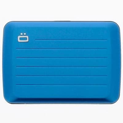 Gon Designs Aluminium Porte Carte Stockholm V Bleu Porte Cartes