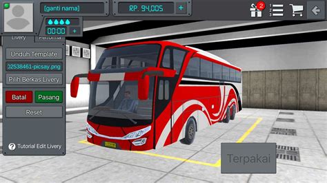 Membuat Livery Bus Simulator Indonesia Ujian