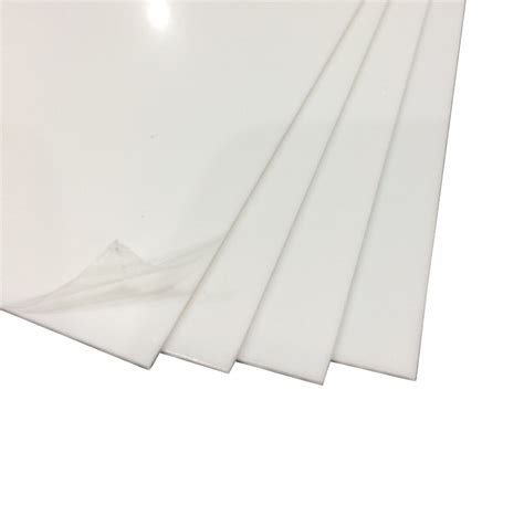 Plasticard - Styrene Sheets (HIPS) A4 Plastic Sheets White Gloss 0.5mm to 4mm. | eBay