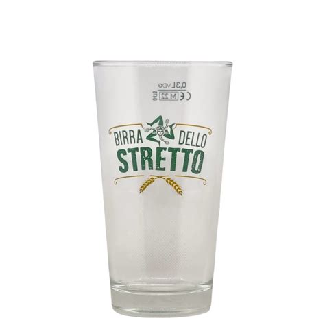 Bicchieri Birra Dello Stretto Cl 30 VD Glass M22 Terranova Alimenti