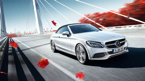 Mercedes Benz C Class Cabriolet 2017 4K Wallpapers | HD Wallpapers | ID ...