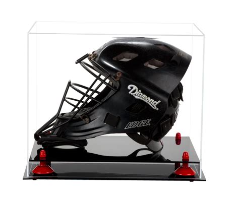 Acrylic Catchers Or Goalie Helmet Display Case Clear Better Display Cases