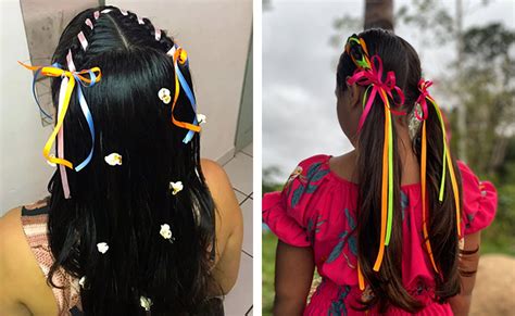 Penteado para Festa Junina Cabelo Liso Cacheado Trança e Any tips