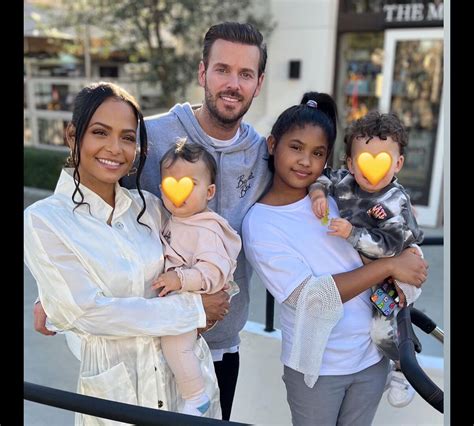 Photo M Pokora Et Christina Milian Avec Leurs Fils Isaiah Et Kenna