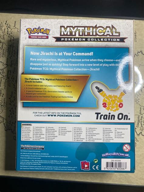 Sealedunopened 20th Anniversary Mythical Pokemon Collection Box