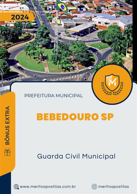 Apostila Guarda Civil Municipal Prefeitura De Bebedouro SP 2024