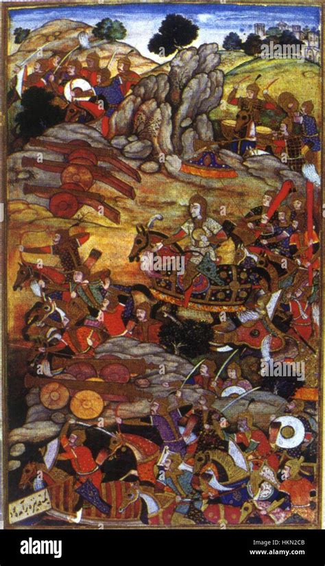 1526-First Battle of Panipat-Ibrahim Lodhi and Babur Stock Photo - Alamy