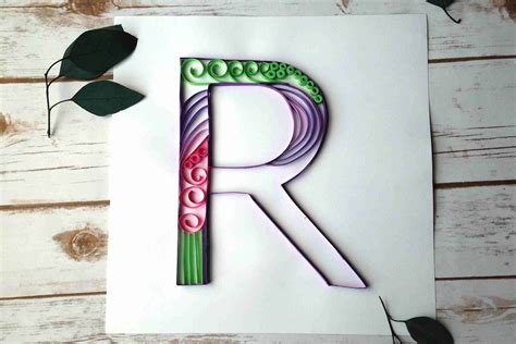 How To Make A Paper Quilled Monogram