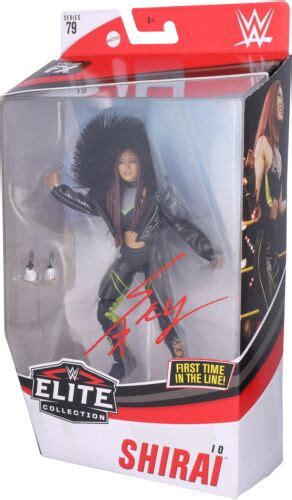 Iyo Sky WWE Autographed Mattel Elite Series 79 Io Shirai Action Figure