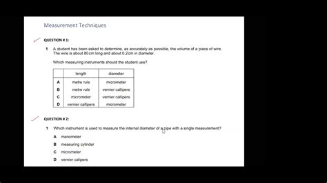 O Level IGCSE Physics M J 23 Lecture 3 Physical Quantities And