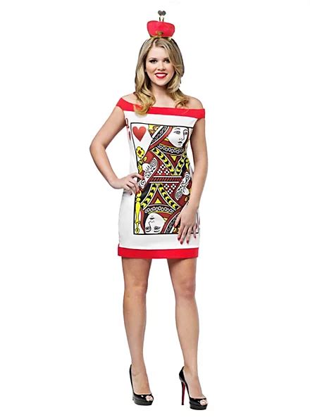 Queen Of Hearts Playing Card Costume