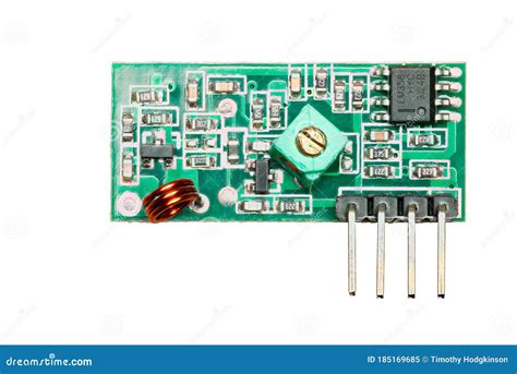 Uhf Radio Receiver Module Stock Image Image Of Isolated 185169685