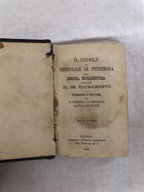 IL FEDELE AL Tribunale Di Penitenza Eucaristica Alla Mensa Eucaristica