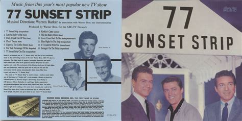 Warren Barker & His Orchestra CD: 77 Sunset Strip (CD) - Bear Family ...